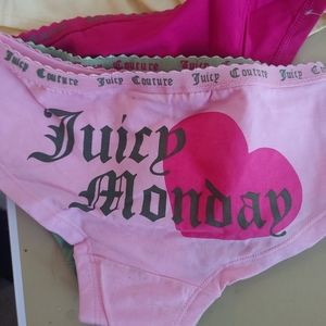 Juicy Couture 4 pairs underwear